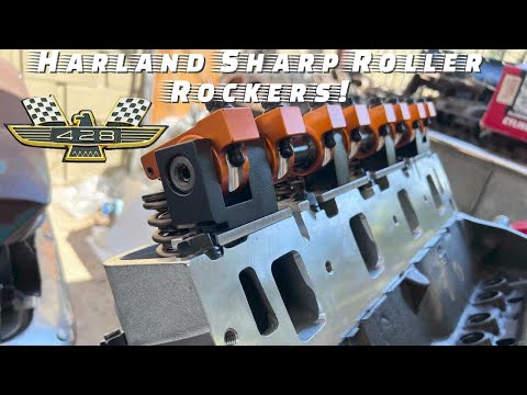 Ford 428 FE Build Part 7: Harland Sharp Roller Rockers, Pushrods, and Rocker Geometry!
