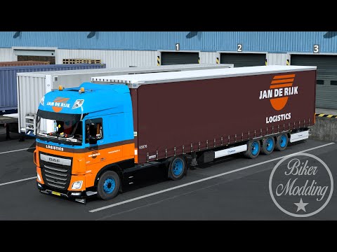 Silent Trucking - DAF XF Euro 6 by Schumi - Arnhem to Paris - ETS2 ProMods 2.41 (No Commentary)