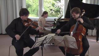 Felix Mendelssohn- Bartholdy: Piano Trio No. 1 d- minor op. 49 (2nd mov.) played by Morgenstern Trio