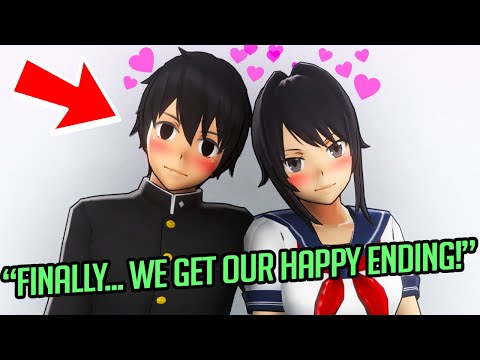 WIN SENPAI the PACIFIST ROUTE! FINALLY a HAPPY ENDING?! (Yandere Simulator Amai's Matchmaking)