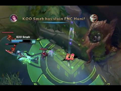 Huni fails flash against KOO's Smeb in Worlds semifinals