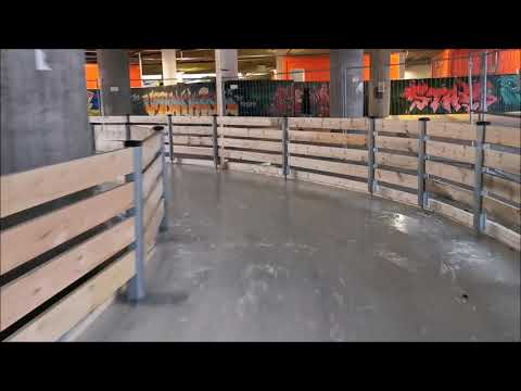 På skøyter i Olafia-gangen