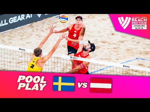 Åhman/Hellvig vs. Dressler/Waller - Pool Play Highlights | Hamburg 2025 #BeachProTour