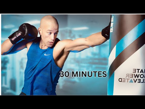 30 Minute Punching Bag Workout To get you fit