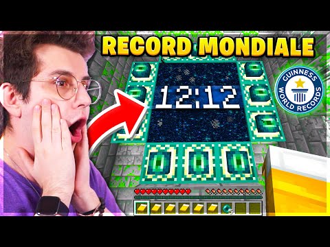REACTION TO THE NEW SPEEDRUN WORLD RECORD ON MINECRAFT ITA!