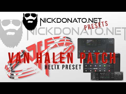 Van Halen Helix Patch - Nick Di Donato Patch