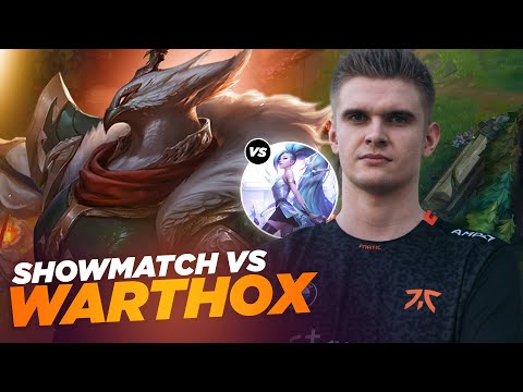 RHOBALAS : SHOWMATCH VS WARTHOX - AZIR VS SERAPHINE | LOL FR