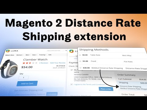 Magento 2 Distance Rate Shipping extension