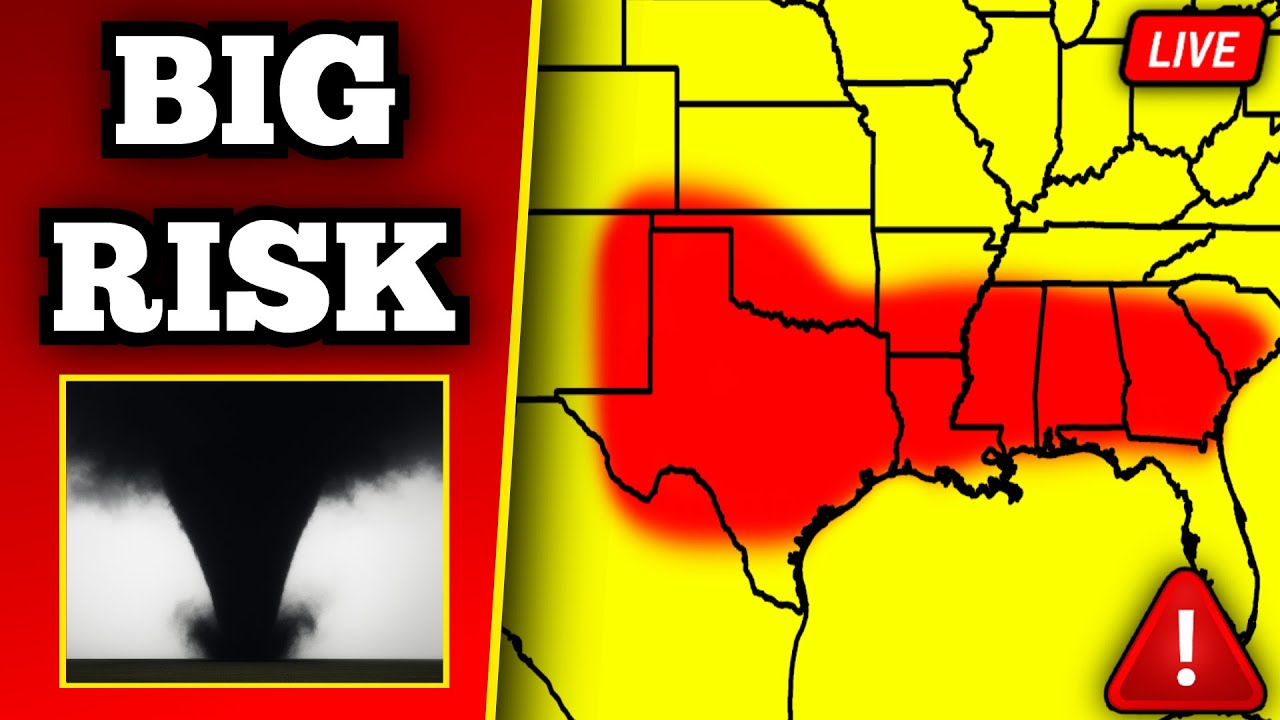 🔴 BREAKING Tornado Warning In Texas - Tornadoes Possible - With Live Storm Chasers