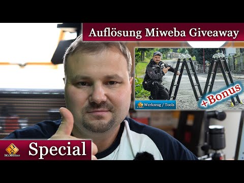 Auflösung des Giveaways ⇨ Gelenkleiter der Alleskönner...