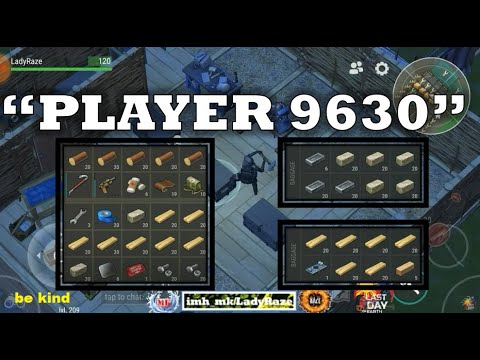 "PLAYER 9630" with suicide and a tanning rack to block - Last Day On Earth: Survival