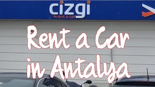 Wo leihen wir unser  Auto  aus? In Alanya? Immer in Antalya Flughafen 