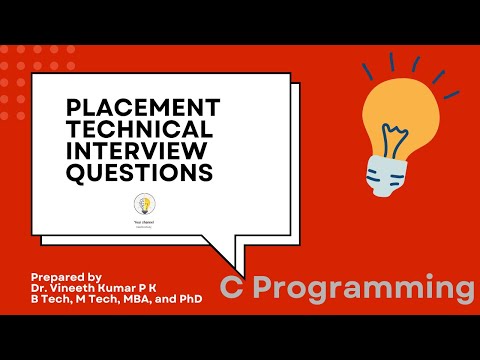 C Programming Viva Questions | Important C Interview Questions for Campus Placements | Campus placem