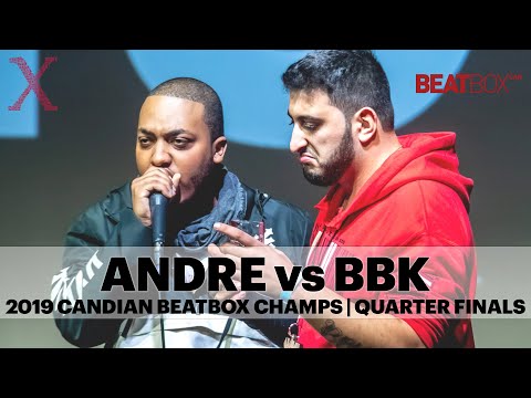 Andre Gibson vs BBK | 2019 Canadian Beatbox Champs | Quarter Finals