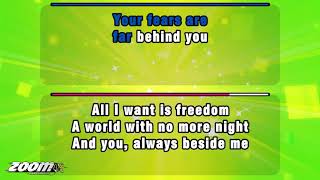 Cliff Richard &amp; Sarah Brightman - All I Ask Of You - Karaoke Version from Zoom Karaoke