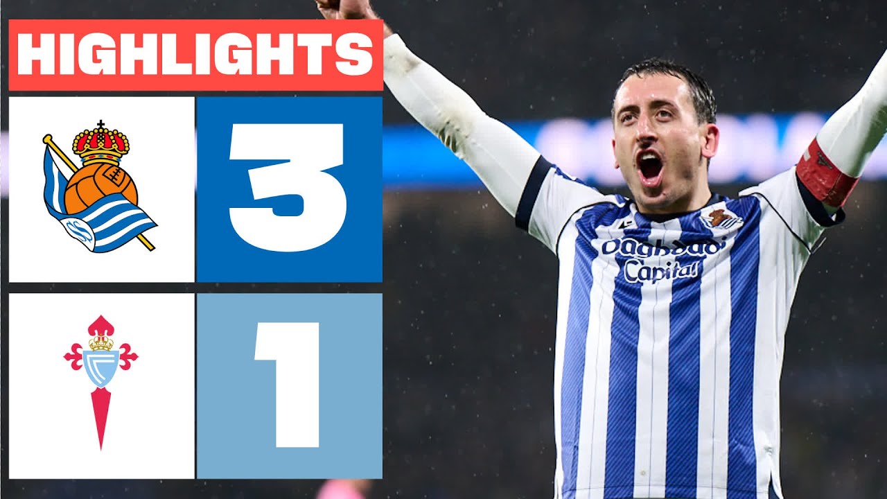 Real Sociedad vs Celta Vigo Highlights
