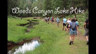 Woods Canyon Lake, on the Mogollon Rim, hike along the creek running out behind the dam.  It's a pretty flat "in & out" stroll of between 4.5 and 5 miles.