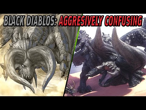 Aggressively Confusing Lore: Black Diablos - Monster Hunter