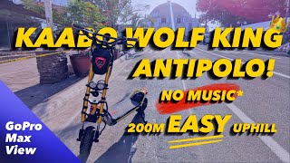 Chill Uphill Ride with Kaabo Wolf King 72v | Antipolo | FPV - GoPro Max