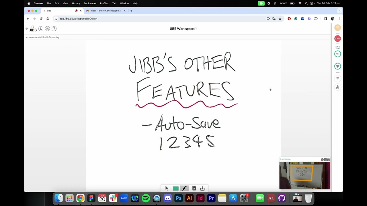 JIBB Workspace Features Explained
