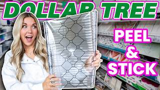 The genius way I used DOLLAR TREE peel & stick wallpaper