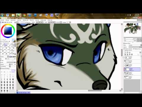 Wolf Link Chibi Speedpaint Paint Tool SAI