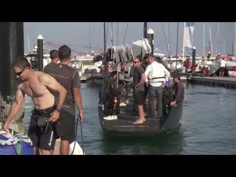 Day 1 Fleet Racing Highlights - RC44 Oman Cup 2014