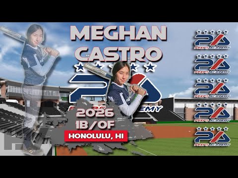 2026 Meghan Castro, Lefty First Base and Outfield, Softball Skills Video - Preps Academy