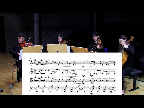 Marcel Hubner - Streichquartett No.1, Variationen und Fuge über eine Thema in E-Moll