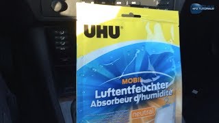 UHU Luftentfeuchter Mobil - Test! Feuchtigkeit aus dem Auto entfernen unter 4 Euro!