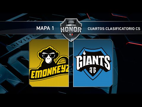 GIANTS UNDERDOGES vs EMONKEYS - Torneo Acceso Clasificatorio Challenger - Mapa 1