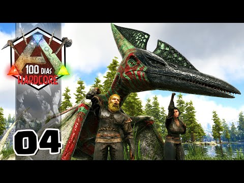 OS PRIMEIROS VOADORES! -  ARK HARDCORE: ARK:SURVIVAL EVOLVED - #04
