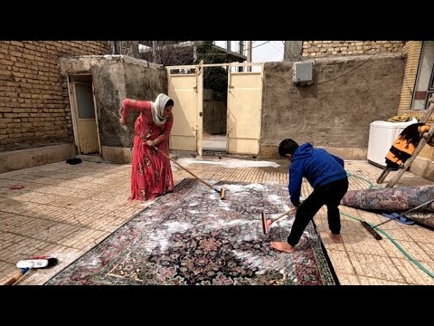 Housewarming for the New Year by Afsaneh with Mohammad's children