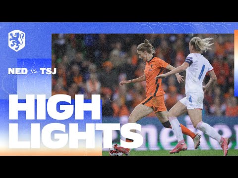 Highlights OranjeLeeuwinnen - Tsjechië (17/9/2021) WK-kwalificatie