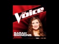 Sarah Simmons: "Angel" - The Voice (Studio ...