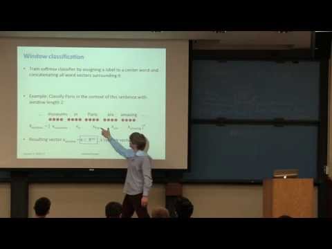CS224D Lecture 4 - Lectures from 2015