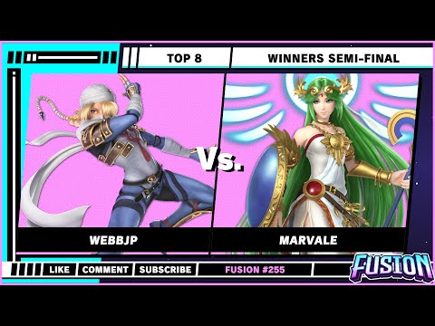 Fusion #255 - Winners Semi-Final - WebbJP (Sheik) VS  Marvale (Palutena) - Ultimate Singles