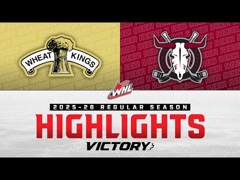 Brandon Wheat Kings at Red Deer Rebels 12/16 | WHL Highlights 2025-26