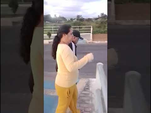 caminhada da tarde em Cacimba de dentro Zé Norberto meu sogro e minha esposa graça ❤️