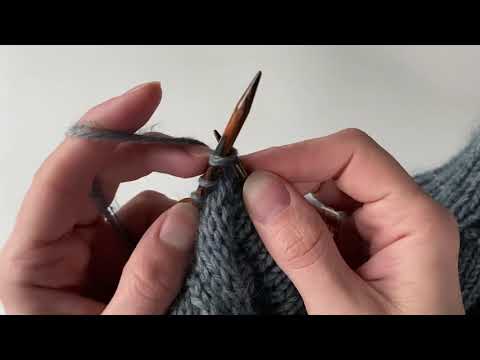 How to work K2togL decrease