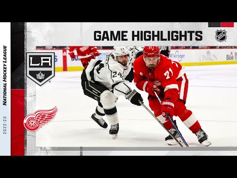 Kings @ Red Wings 10/17 | NHL Highlights 2022