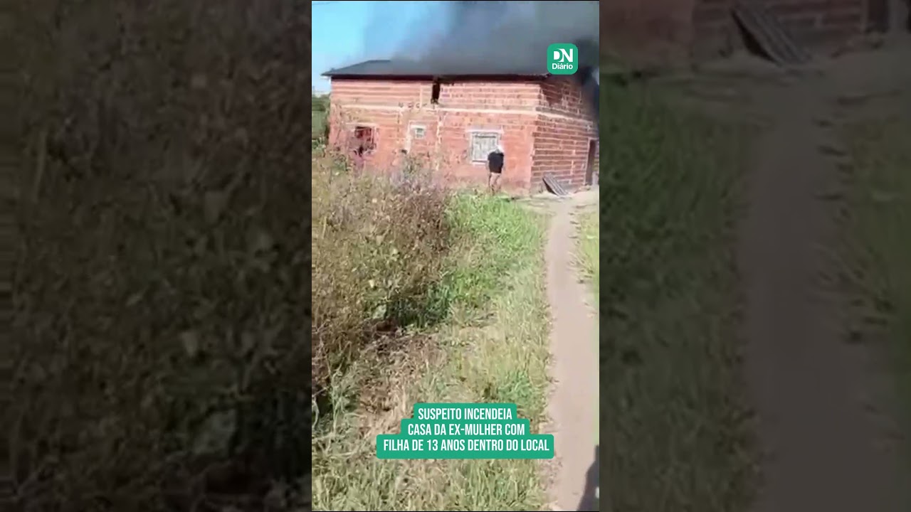 Imagem da notícia Homem agride ex-mulher na rua e incendeia casa com a filha de 13 anos em Guaiúba