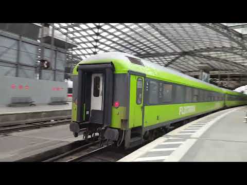 Hamburg-Köln-FlixTrain in Köln Hbf: FLX1343 Köln Hbf