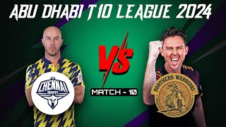 Chennai Brave Jaguars VS Northern Warriors