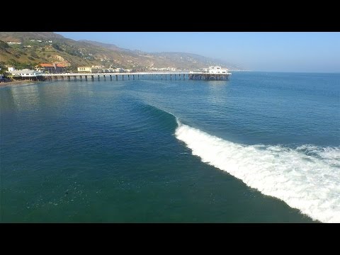 Primeiro ponto de Malibu capturado por drone