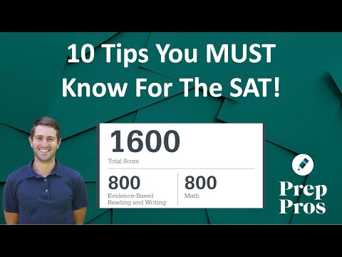 10 Last Minute Tips For The SAT From A Perfect Scorer