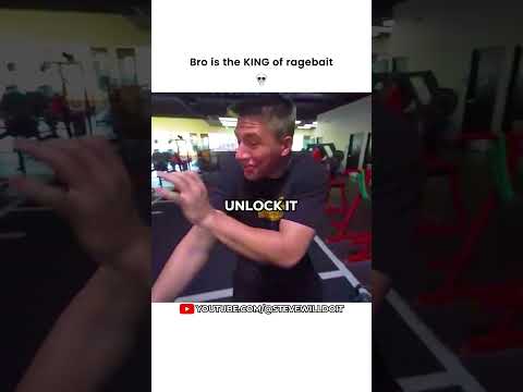 Steve has NO limits👹 @SteveWillDoIt #stevewilldoit #gym #prank #ragebait