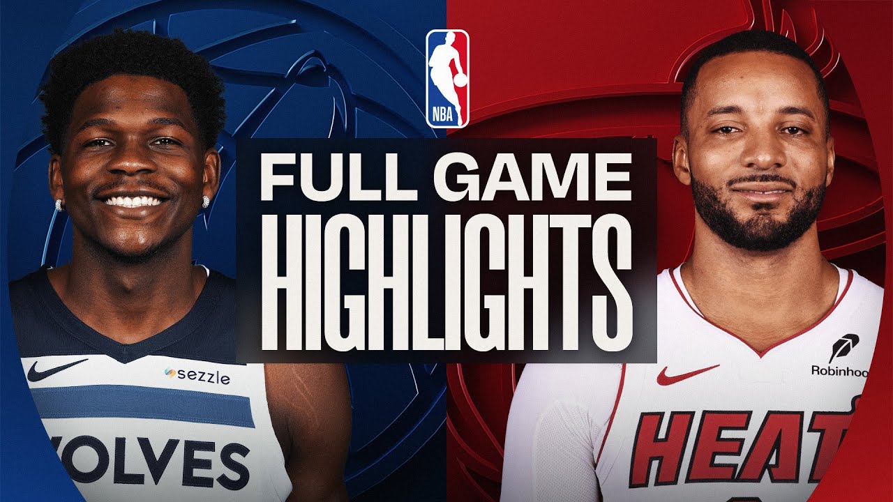 TIMBERWOLVES at HEAT | FULL GAME HIGHLIGHTS | January 3, 2026