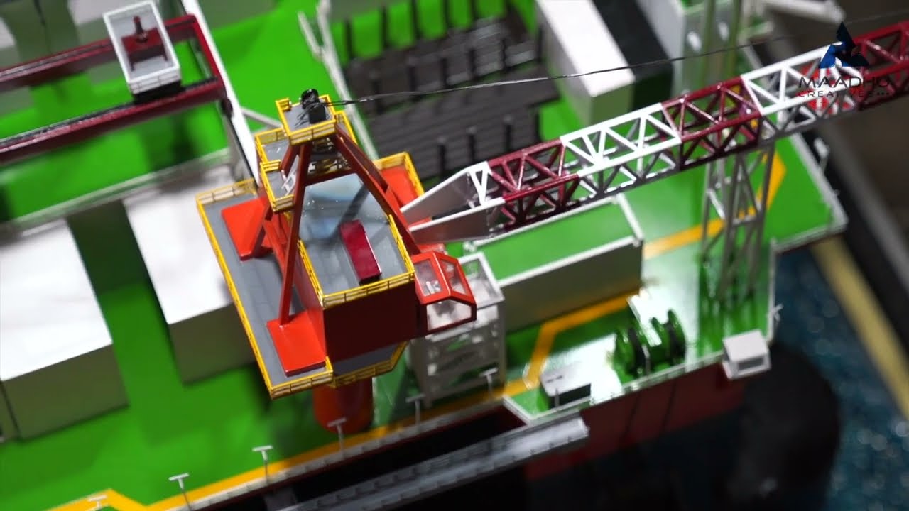 Miniature model of Oil Rig | Offshore Model | Maadhu Creatives Model Making Company
