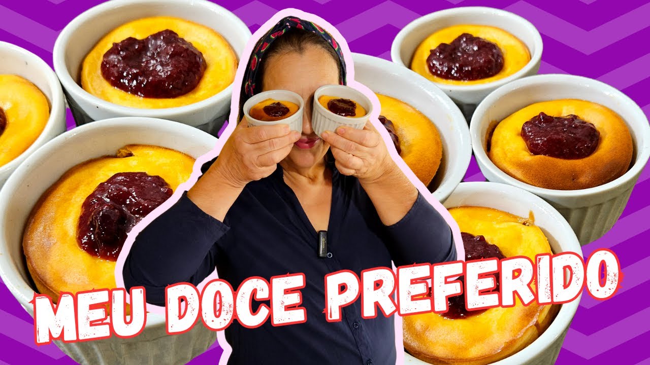 COM POUCOS INGREDIENTES EU FIZ UM DOCE ZERO AÇÚCAR PERFEITO